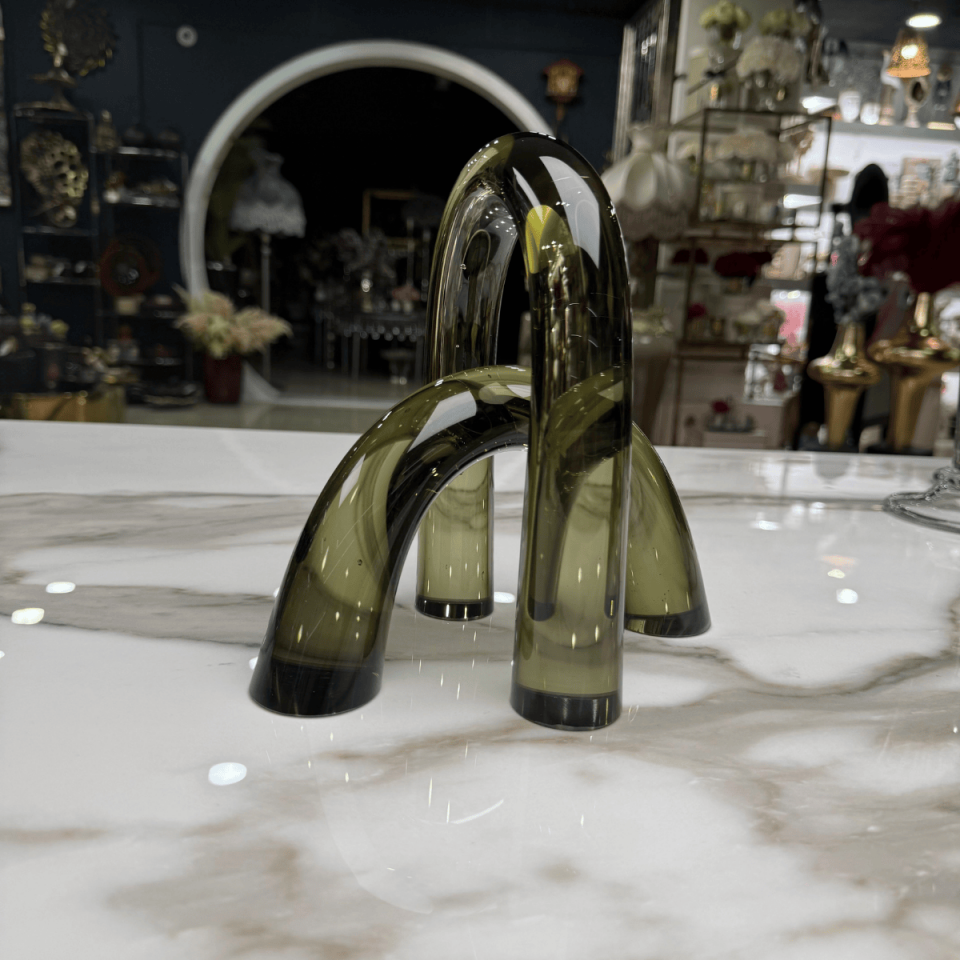 YEŞİL 2Lİ CAM KEMER OBJE