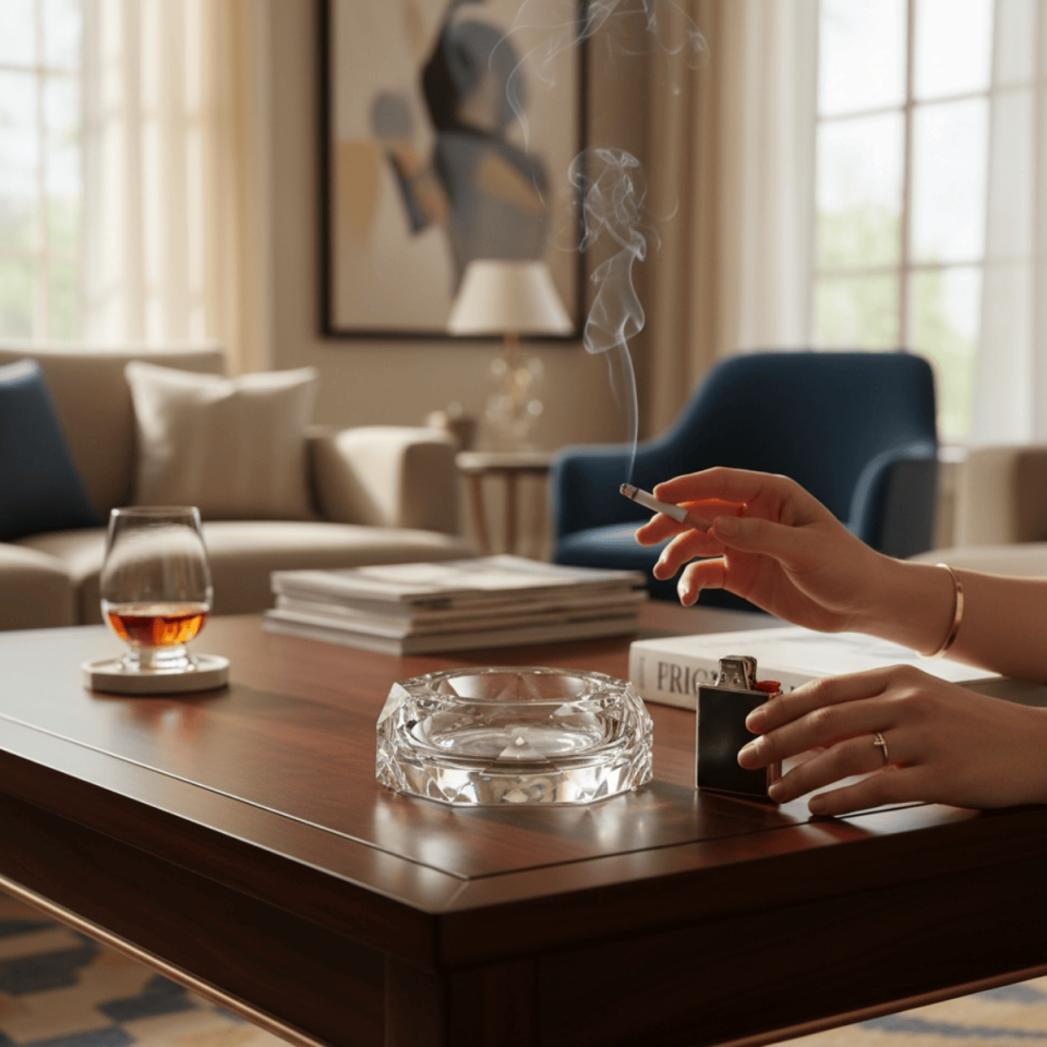 ŞEFFAF KRİSTAL KÜLLÜK DEKOR