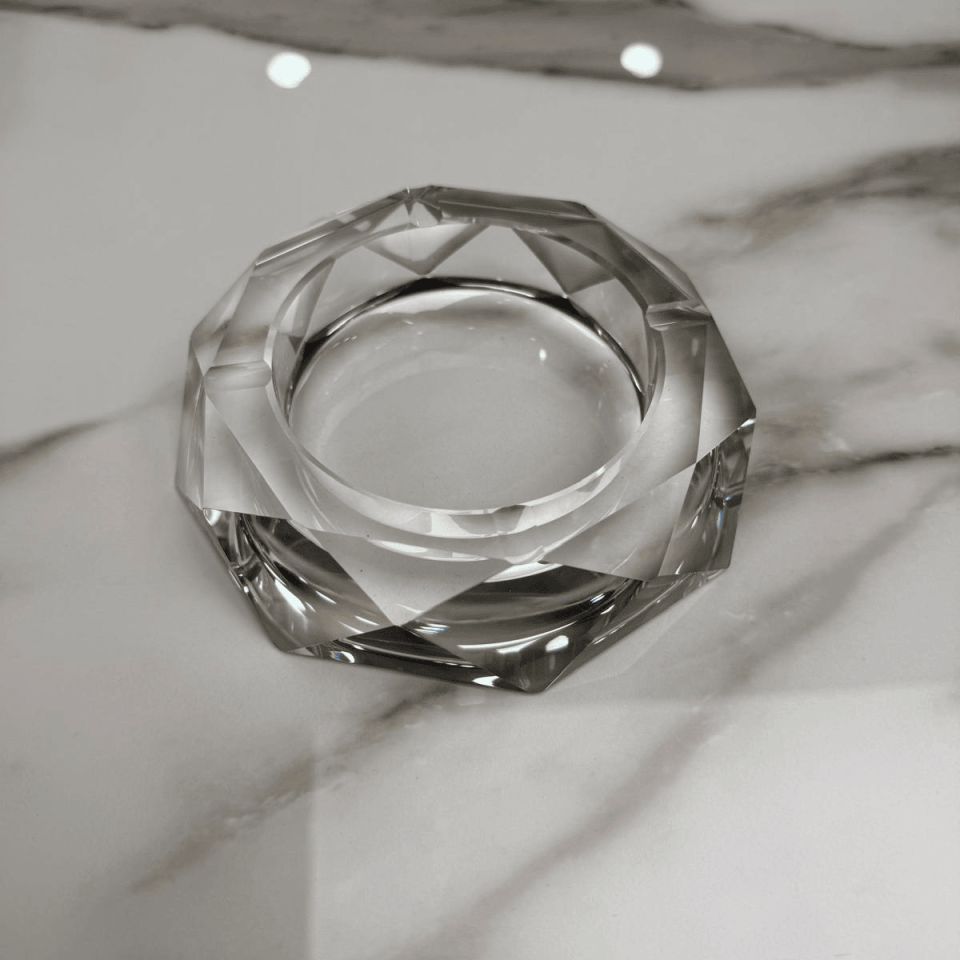 ŞEFFAF KRİSTAL KÜLLÜK DEKOR