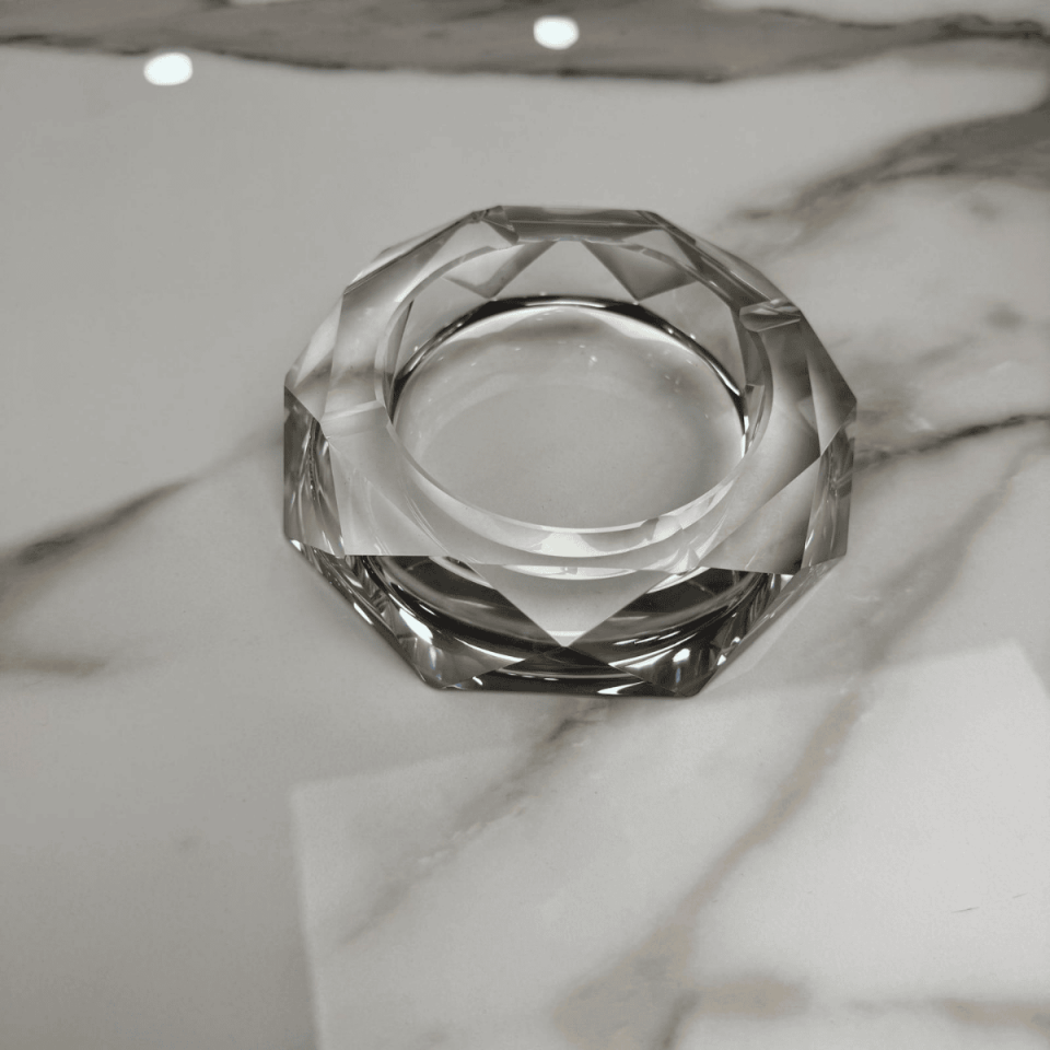 ŞEFFAF KRİSTAL KÜLLÜK DEKOR