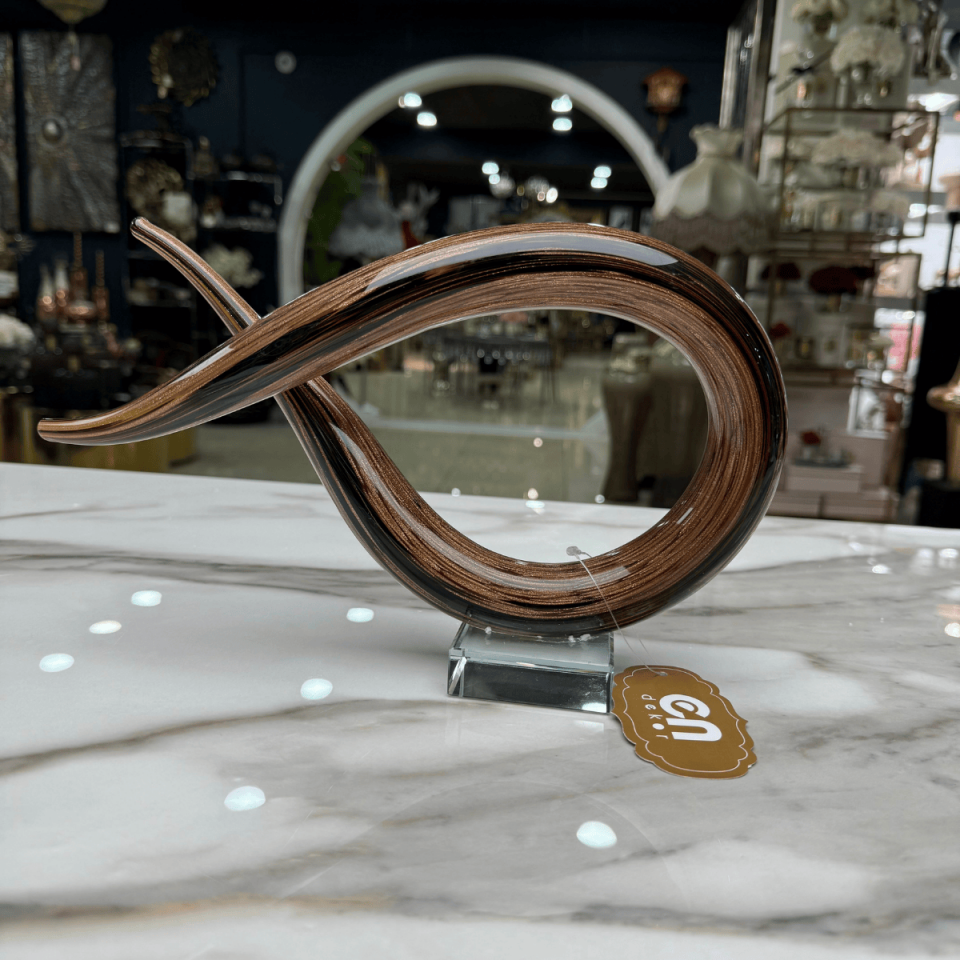 CAM SOYUT OBJE ROSE KAHVE