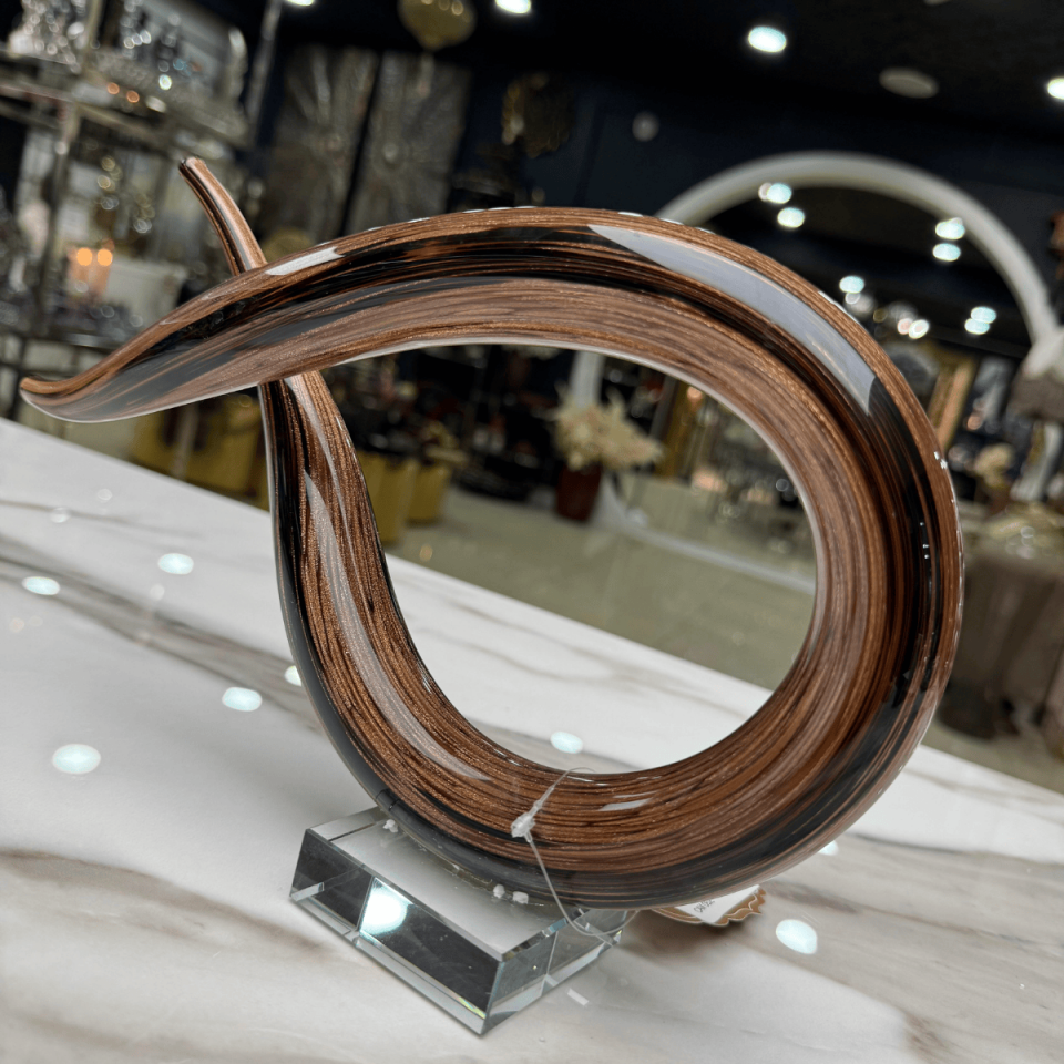 CAM SOYUT OBJE ROSE KAHVE