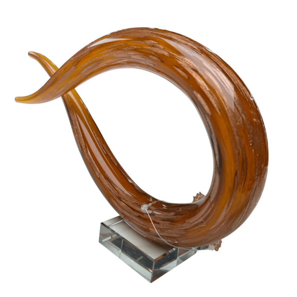 SOYUT CAM OBJE AMBER TURUNCU