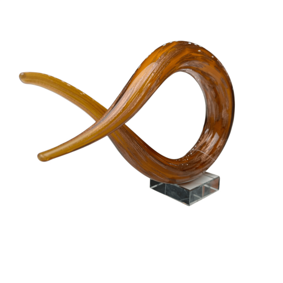 SOYUT CAM OBJE AMBER TURUNCU