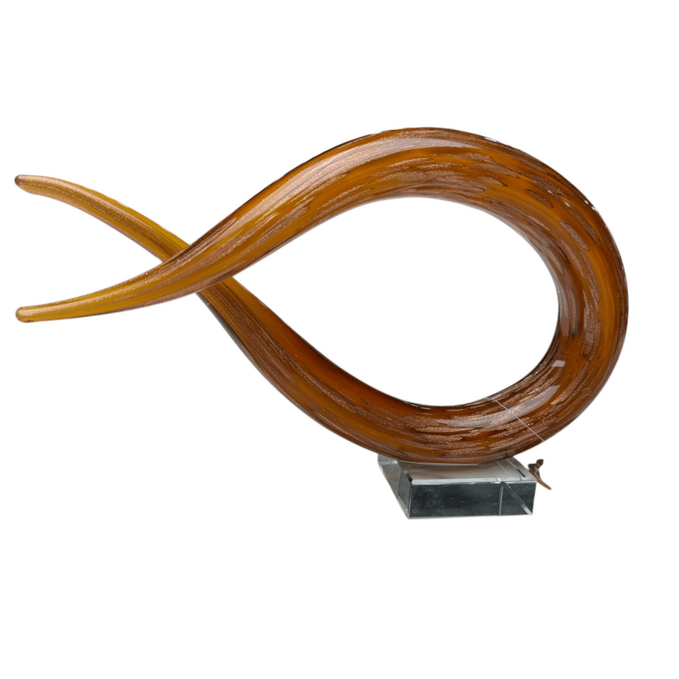 SOYUT CAM OBJE AMBER TURUNCU