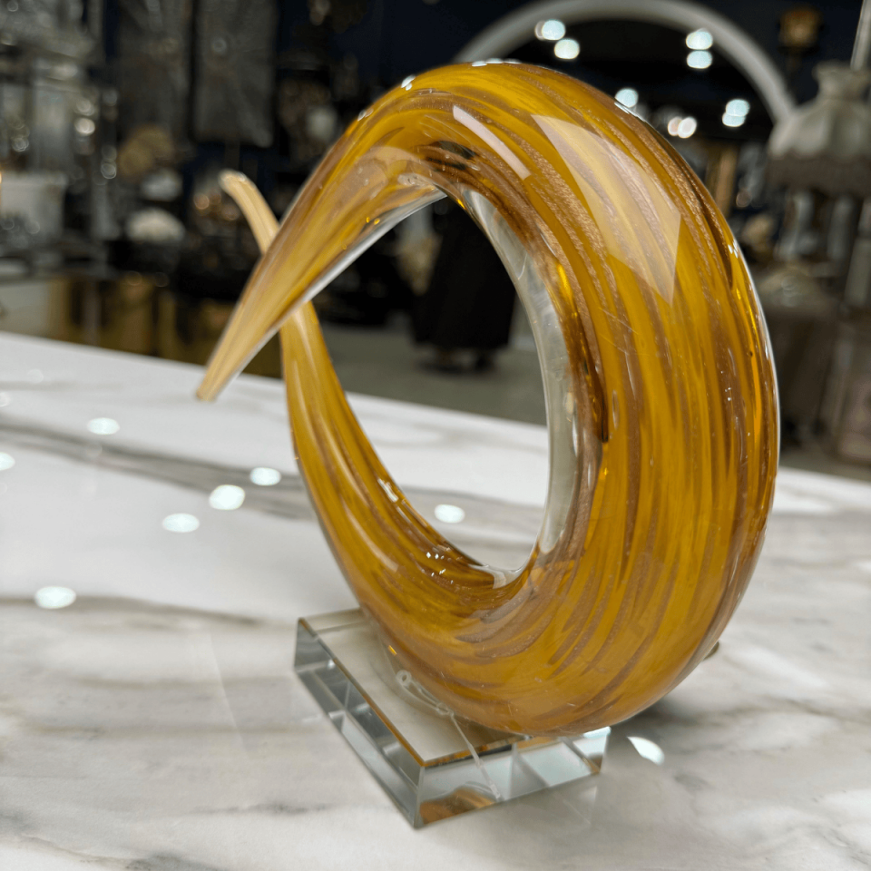 SOYUT CAM OBJE AMBER SARI