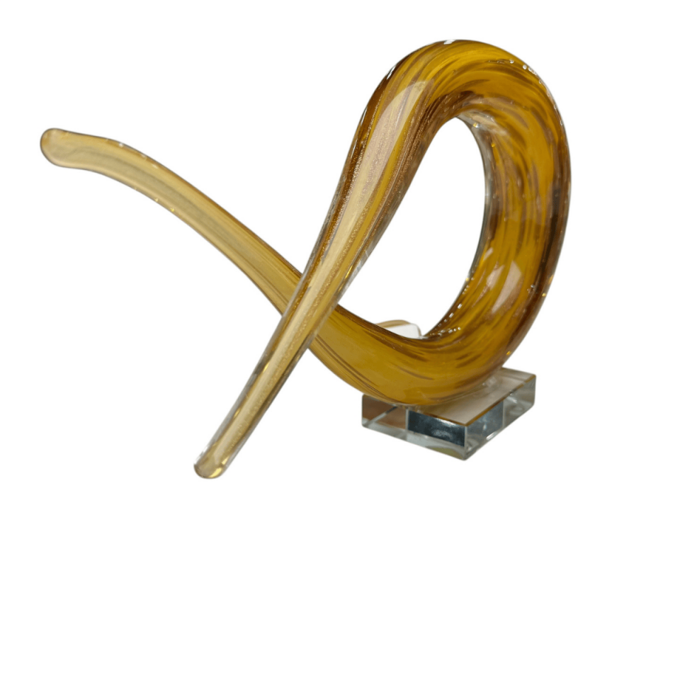 SOYUT CAM OBJE AMBER SARI