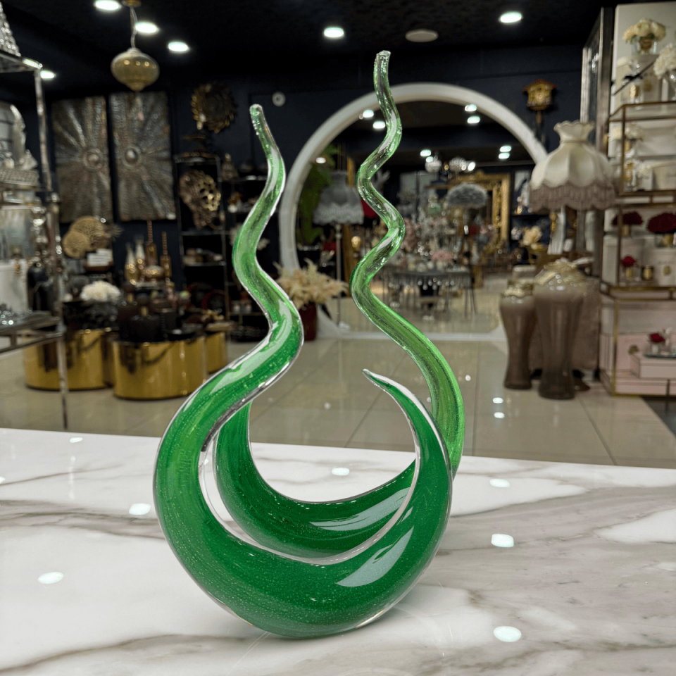 2Lİ SOYUT HELOJEN OBJE YEŞİL