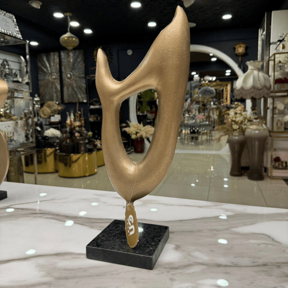 KÜÇÜK MERMER KAİDELİ SOYUT DÖKÜM OBJE