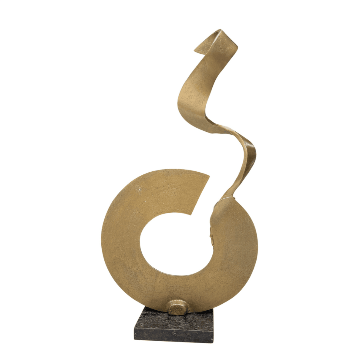 BÜYÜK MERMER KAİDELİ SOYUT DÖKÜM OBJE