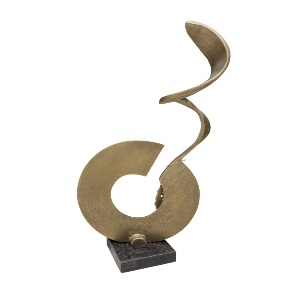 BÜYÜK MERMER KAİDELİ SOYUT DÖKÜM OBJE