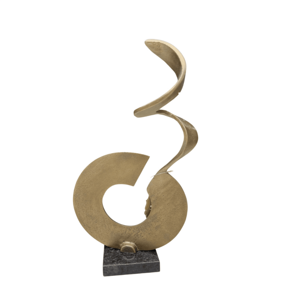 BÜYÜK MERMER KAİDELİ SOYUT DÖKÜM OBJE