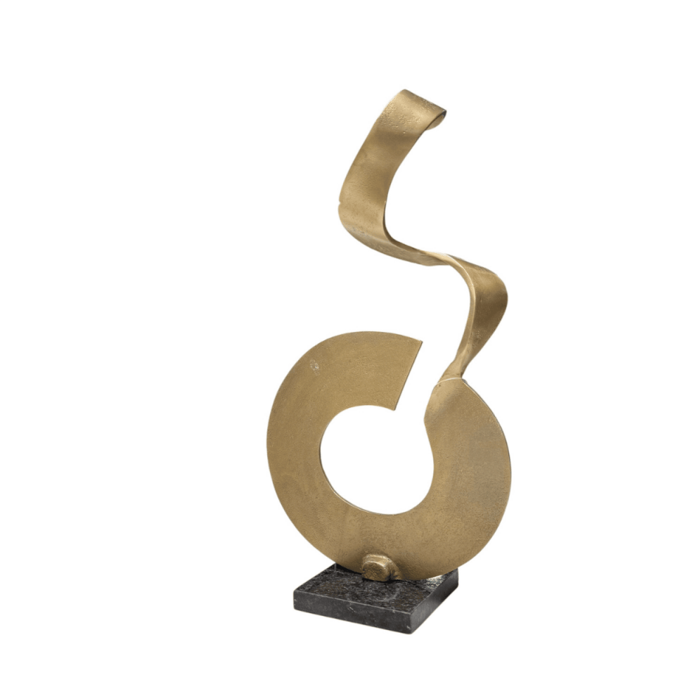 KÜÇÜK MERMER KAİDELİ SOYUT DÖKÜM OBJE