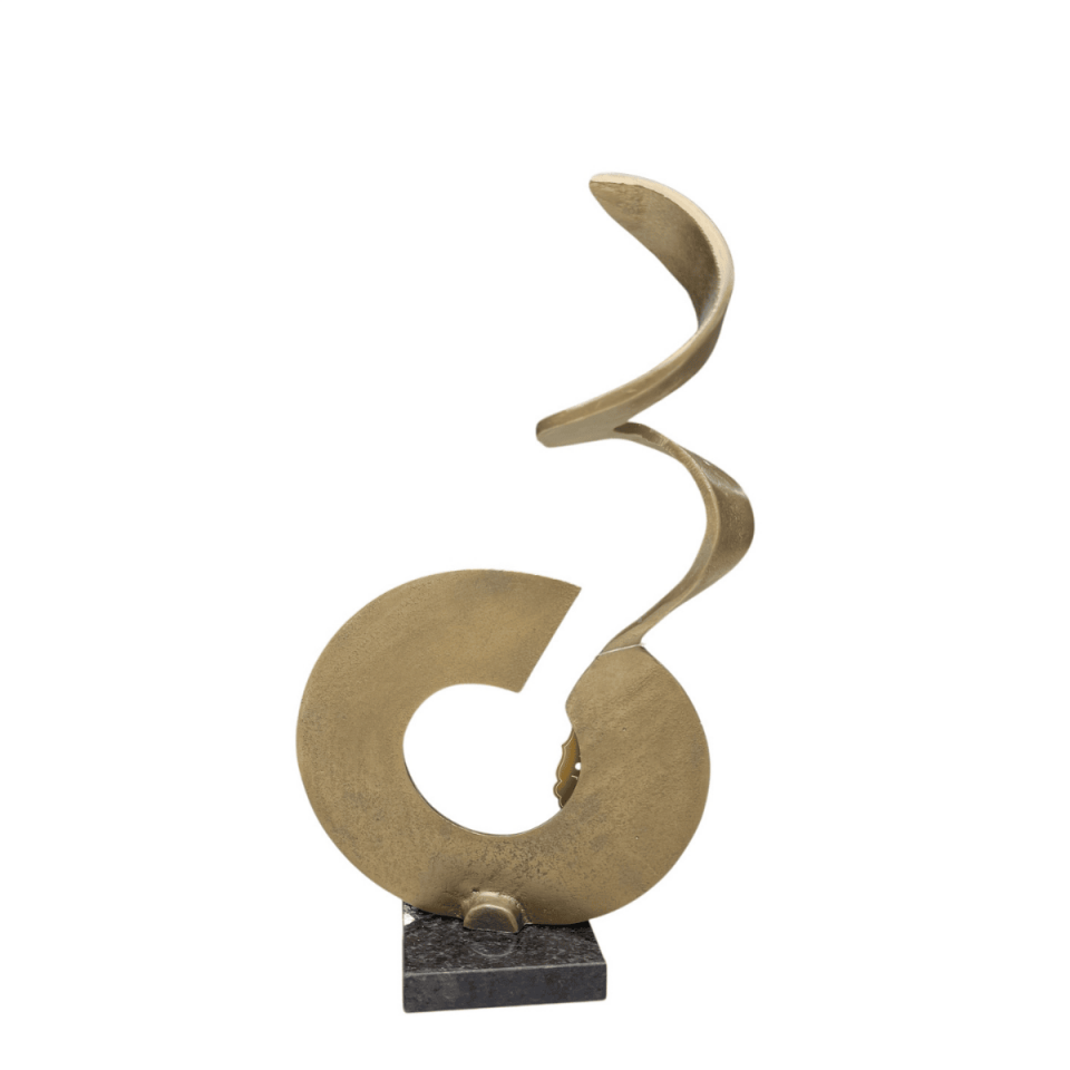 KÜÇÜK MERMER KAİDELİ SOYUT DÖKÜM OBJE