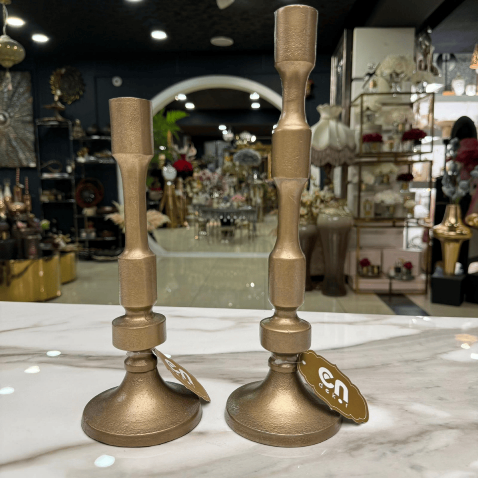 2Lİ DÖKÜM ŞAMDAN SET