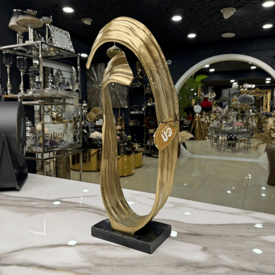 KÜÇÜK MERMER KAİDELİ SOYUT DÖKÜM OBJE