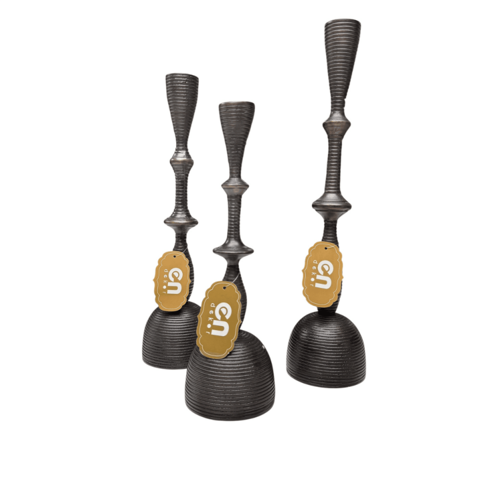 3LÜ DÖKÜM ŞAMDAN SET