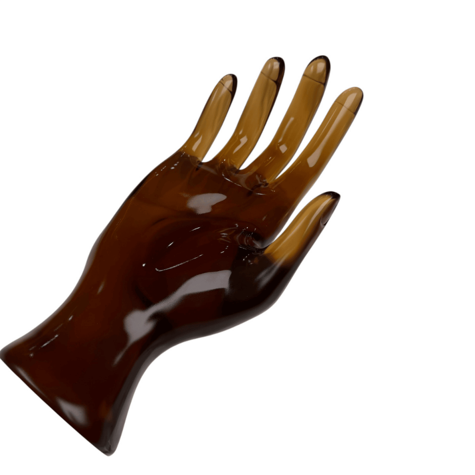 AKRİLİK DEKORATİF EL KAHVERENGİ