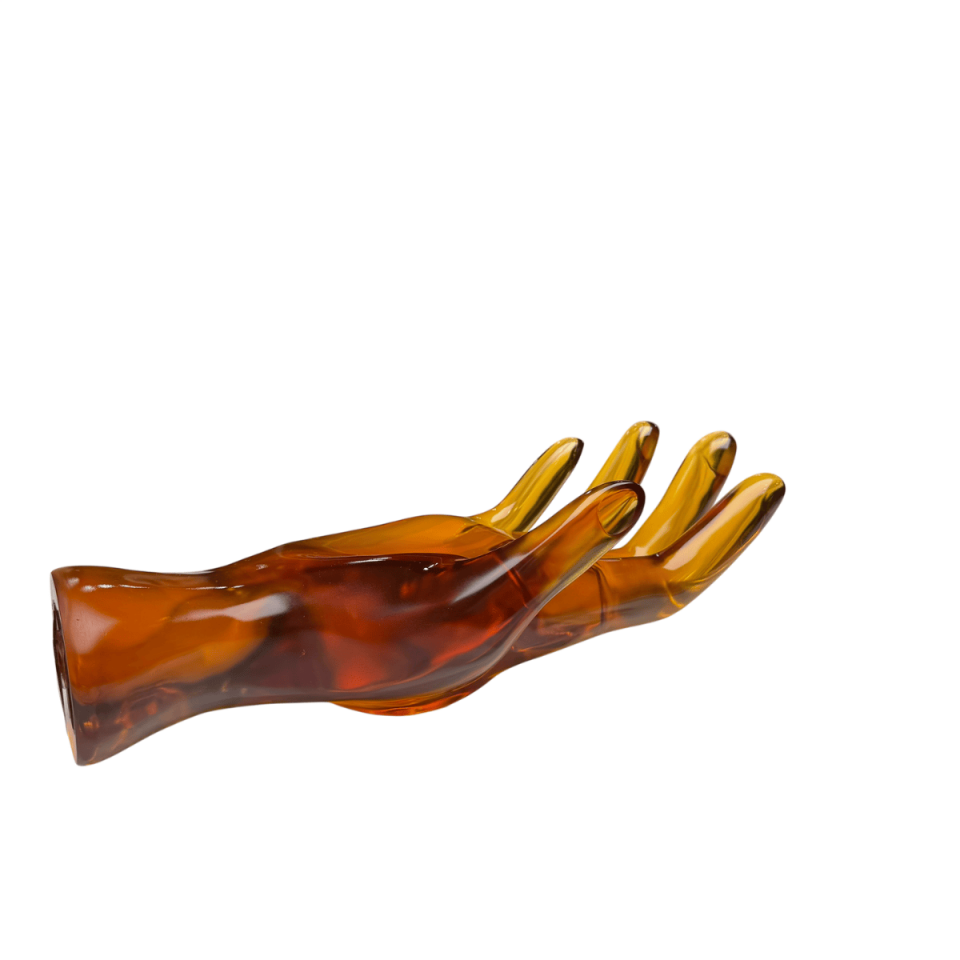 AKRİLİK DEKORATİF EL AMBER