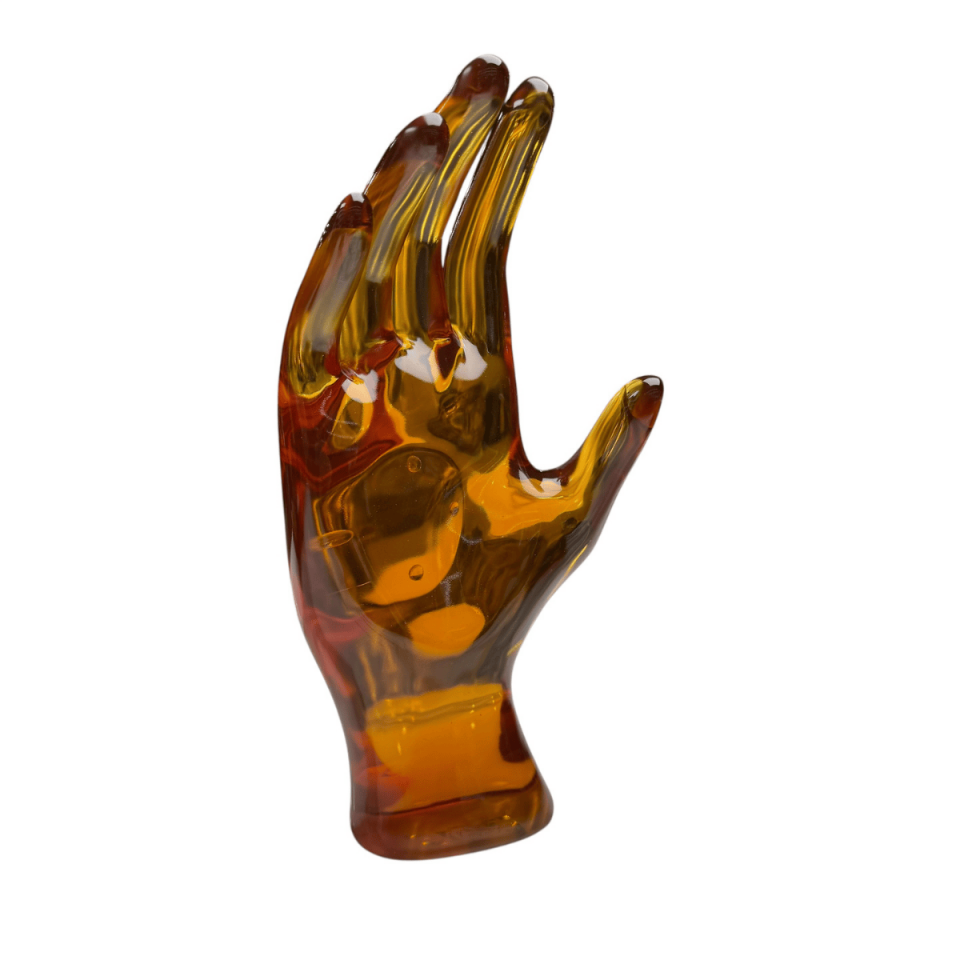 AKRİLİK DEKORATİF EL AMBER