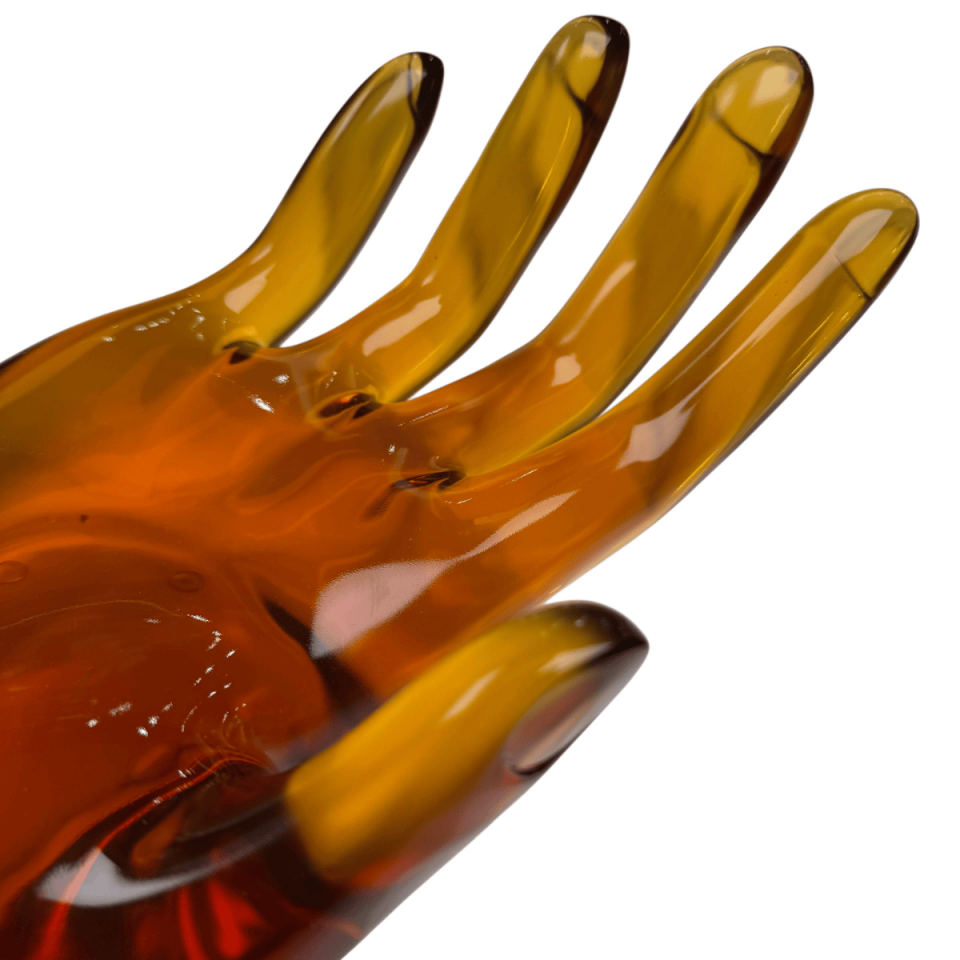 AKRİLİK DEKORATİF EL AMBER