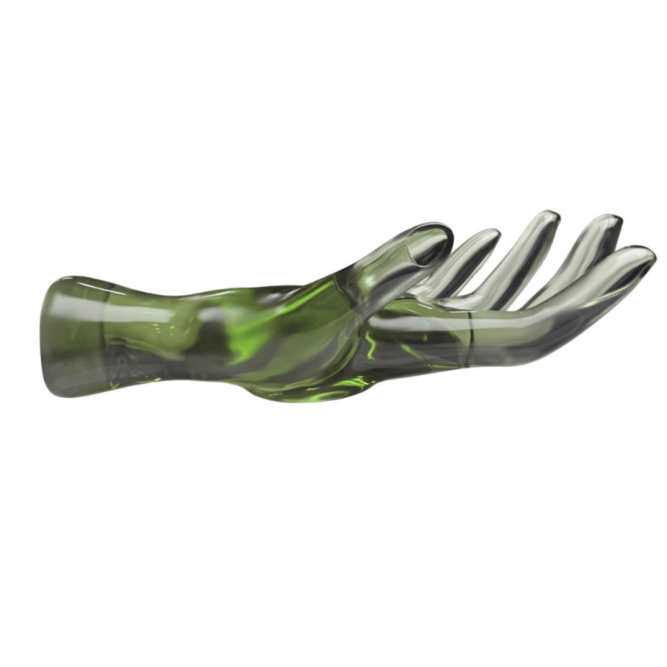 AKRİLİK DEKORATİF EL YEŞİL