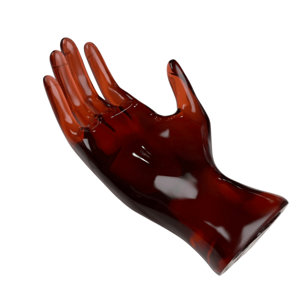 AKRİLİK DEKORATİF EL KIRMIZI