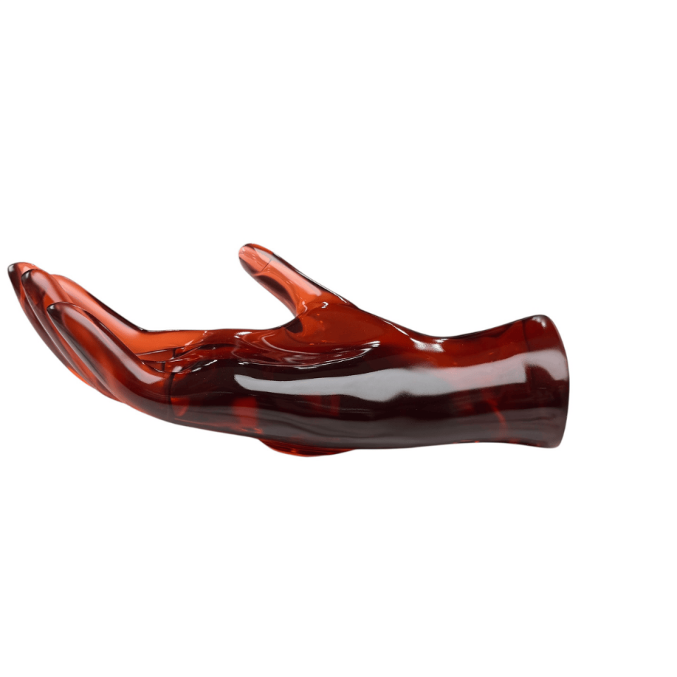 AKRİLİK DEKORATİF EL KIRMIZI