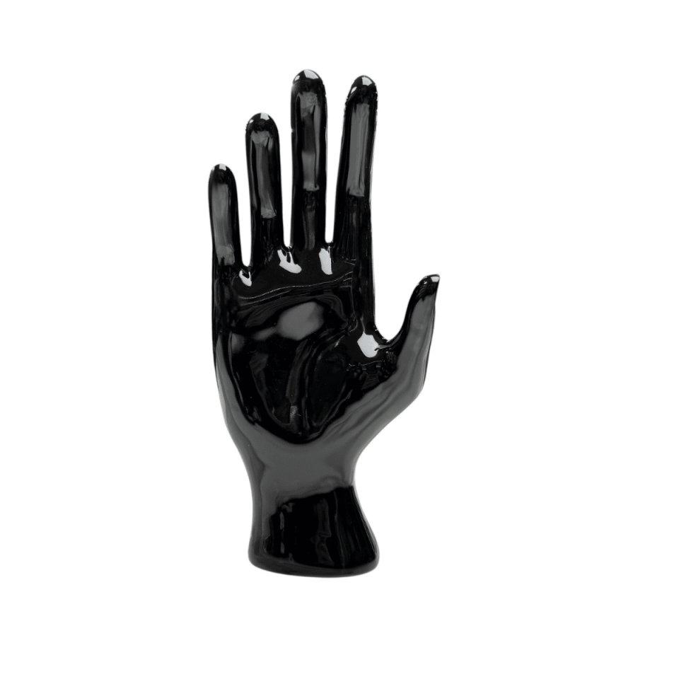 AKRİLİK DEKORATİF EL SİYAH