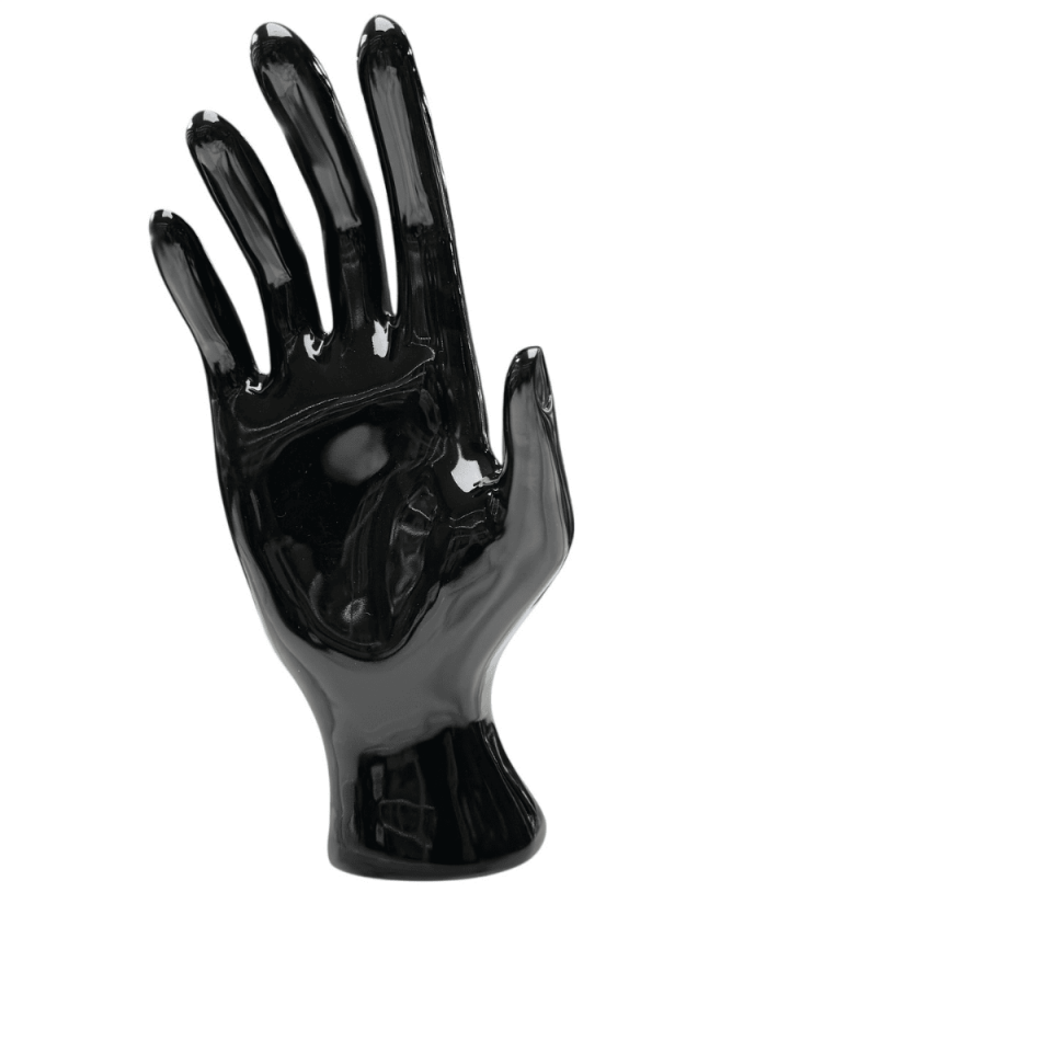 AKRİLİK DEKORATİF EL SİYAH