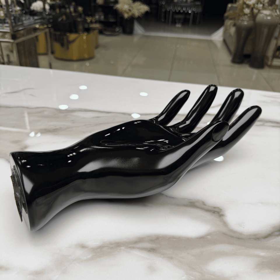 AKRİLİK DEKORATİF EL SİYAH