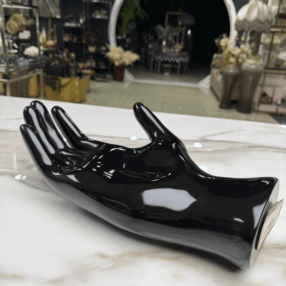 AKRİLİK DEKORATİF EL SİYAH