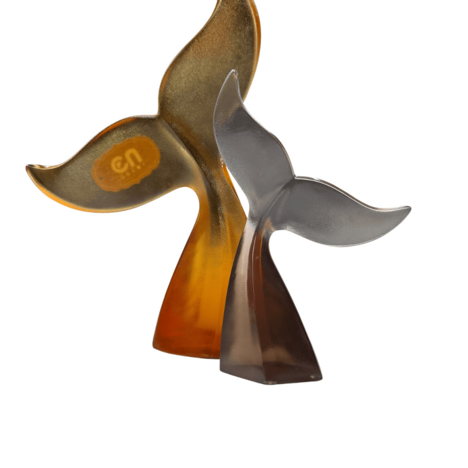 AKRİLİK DEKORATİF 2Lİ BALİNA KUYRUĞU