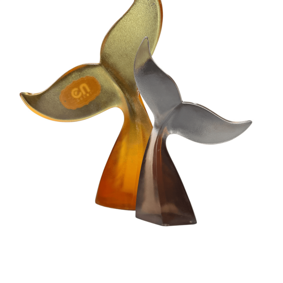 AKRİLİK DEKORATİF 2Lİ BALİNA KUYRUĞU