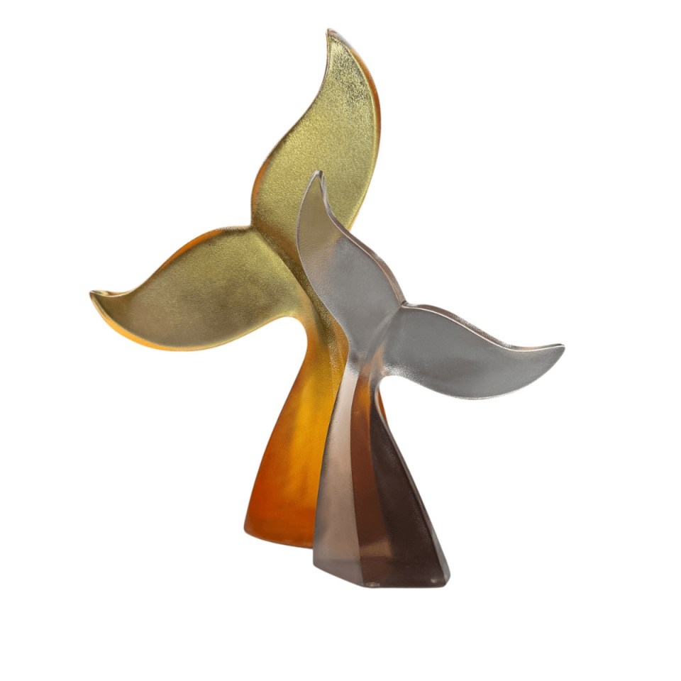 AKRİLİK DEKORATİF 2Lİ BALİNA KUYRUĞU