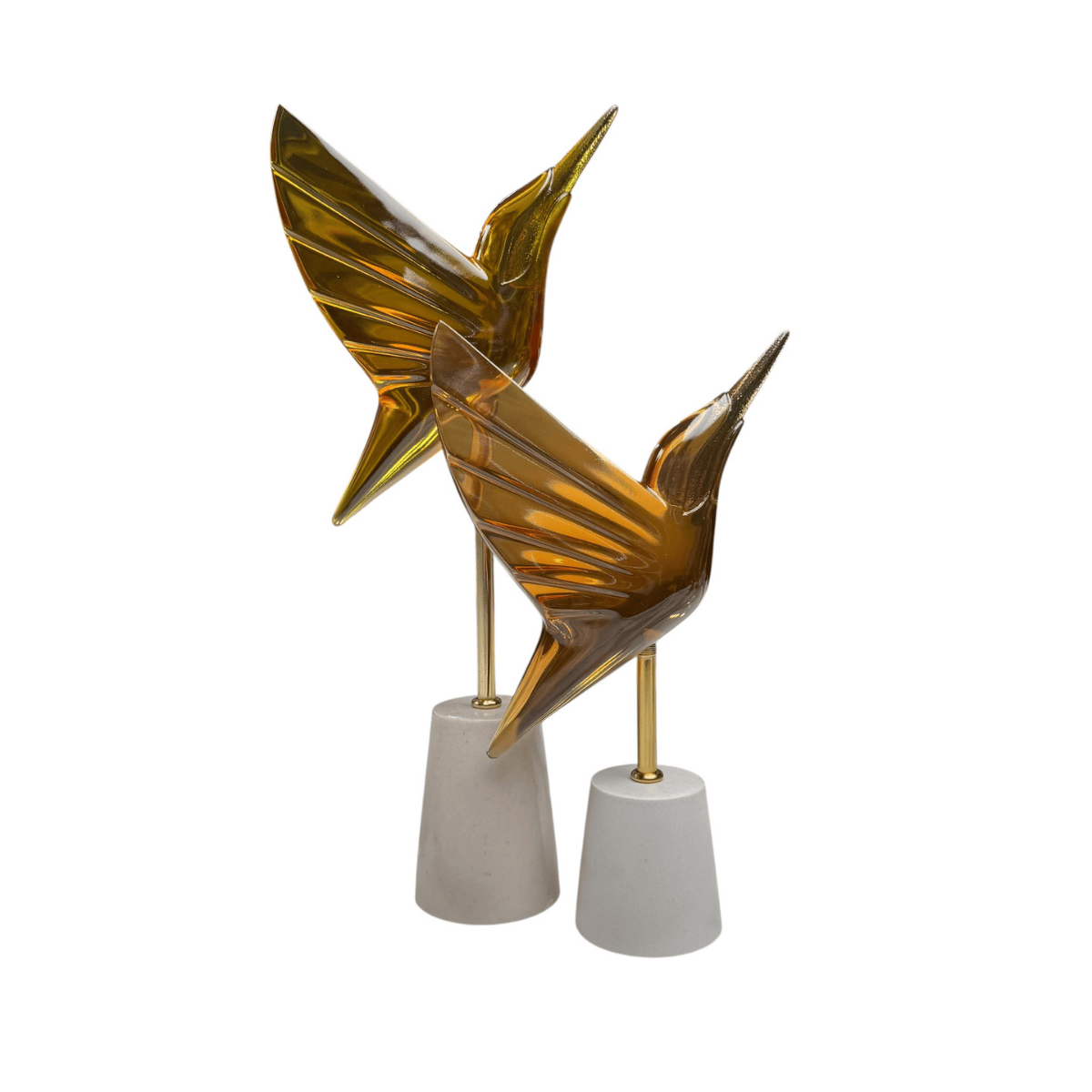 AKRİLİK 2Lİ SİNEK KUŞU OBJE