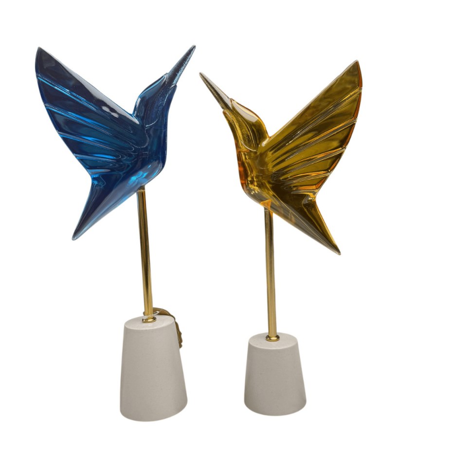 AKRİLİK 2Lİ SİNEK KUŞU OBJE