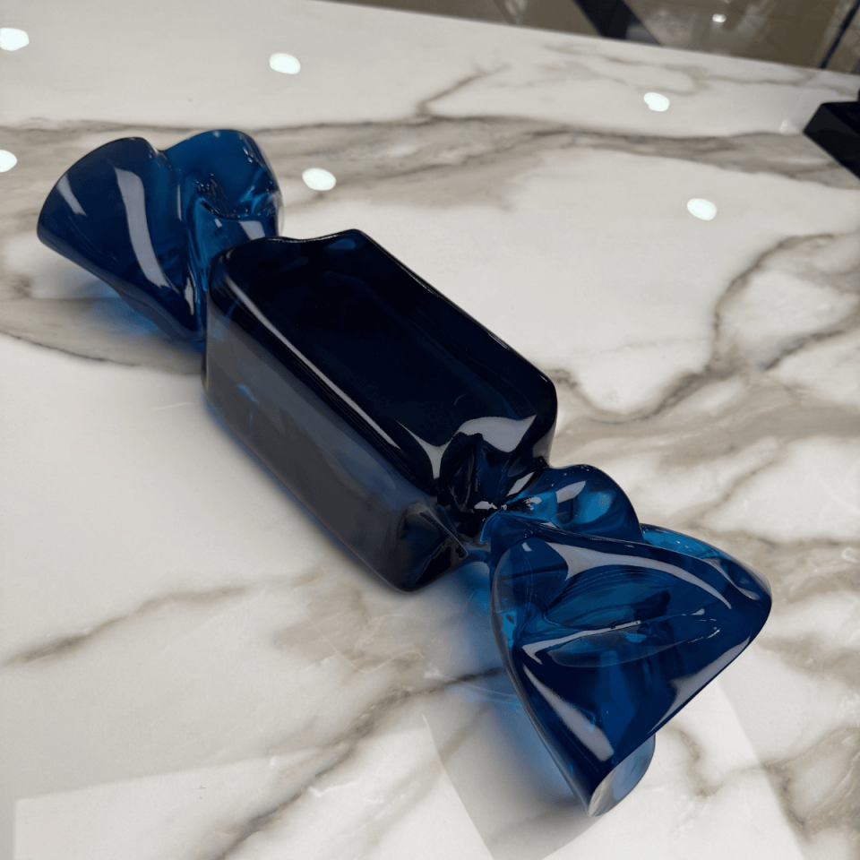 AKRİLİK ŞEKER OBJE MAVİ