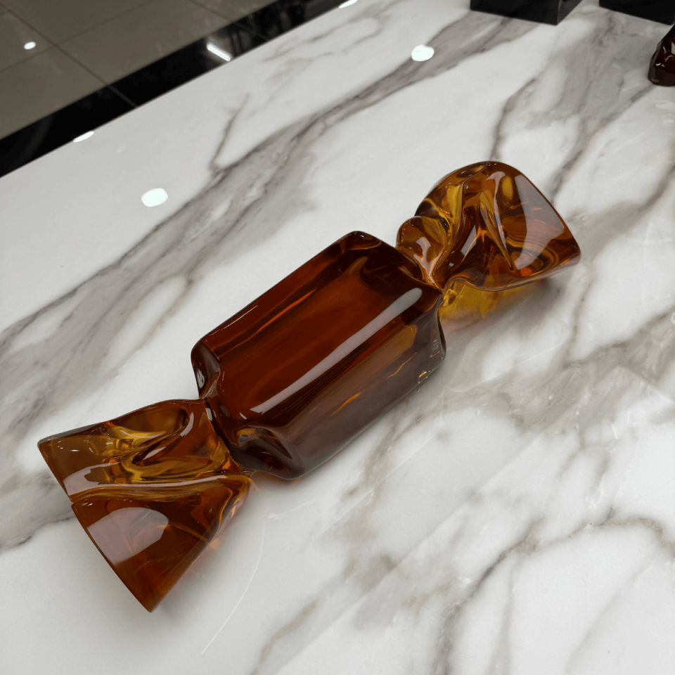 AKRİLİK ŞEKER OBJE TURUNCU