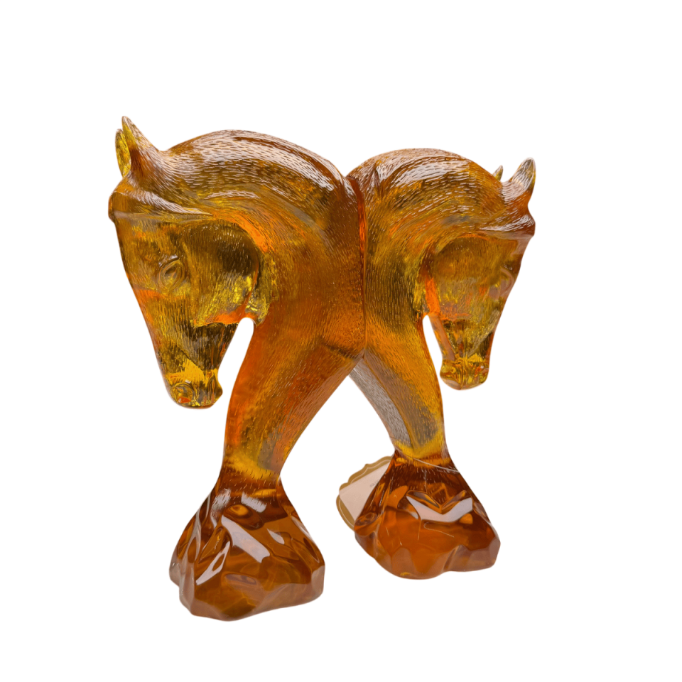 AKRİLİK 2Lİ AT KİTAP TUTUCU