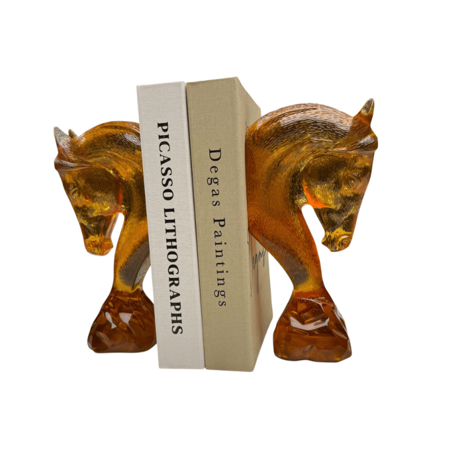 AKRİLİK 2Lİ AT KİTAP TUTUCU