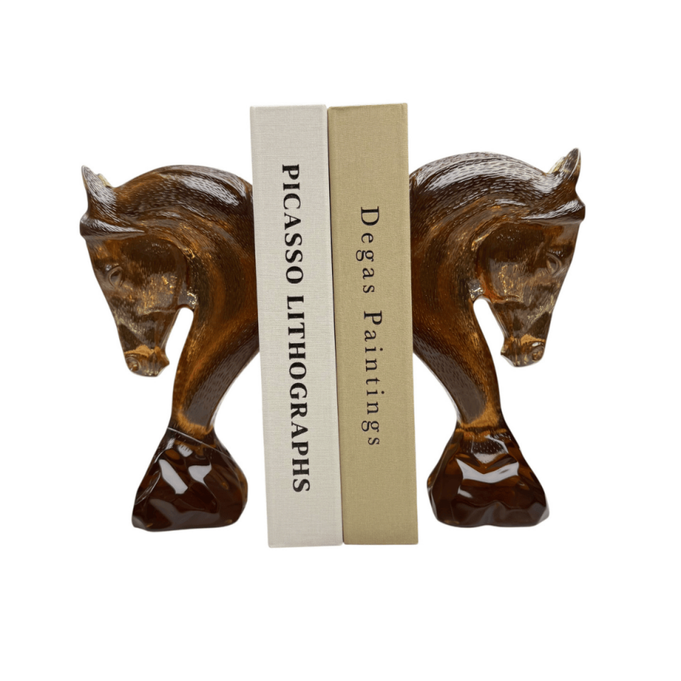 AKRİLİK 2Lİ AT KİTAP TUTUCU