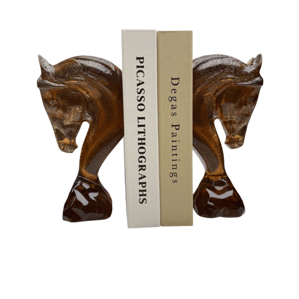 AKRİLİK 2Lİ AT KİTAP TUTUCU