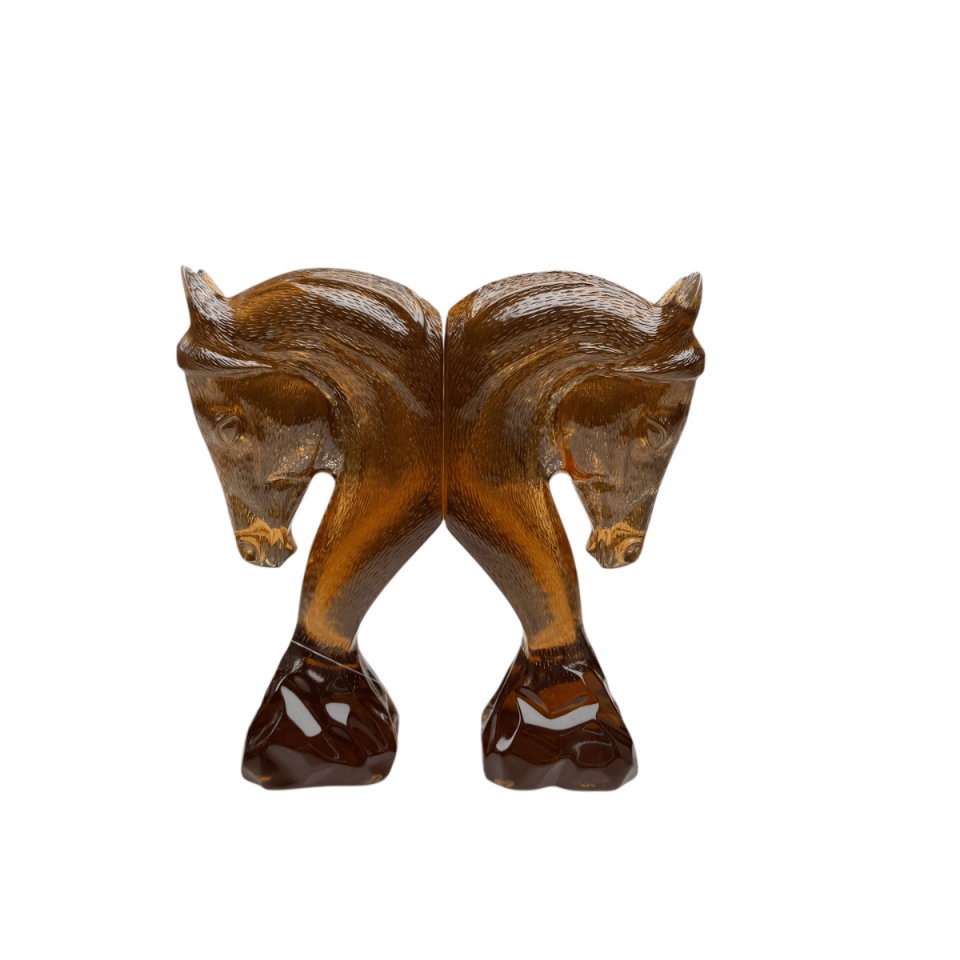 AKRİLİK 2Lİ AT KİTAP TUTUCU