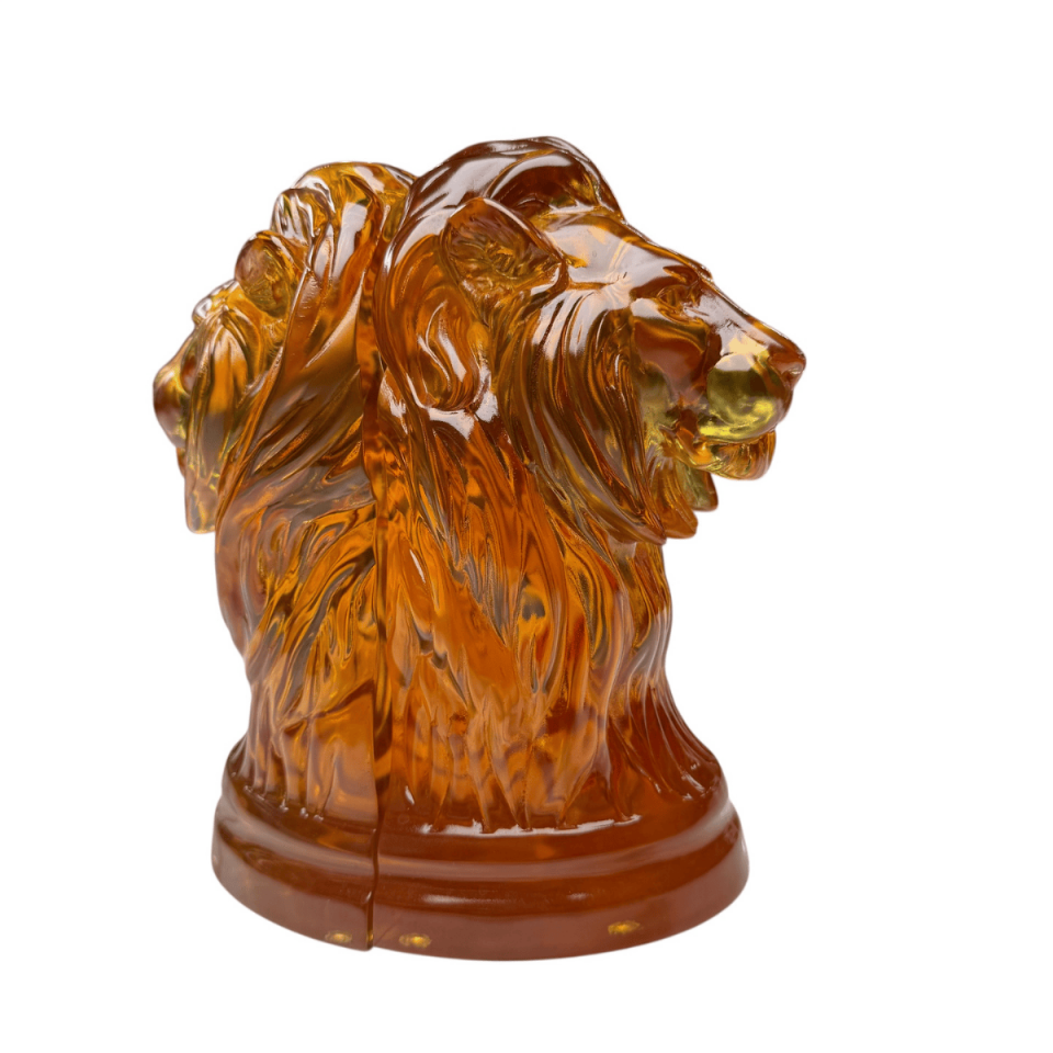 AKRİLİK ASLAN FİGÜRLÜ 2'Lİ KİTAP TUTACAĞI