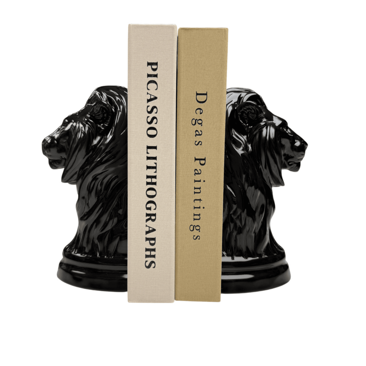 AKRİLİK ASLAN FİGÜRLÜ 2'Lİ KİTAP TUTACAĞI