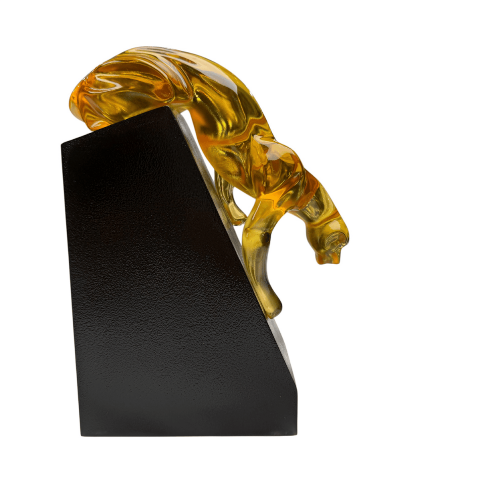 AKRİLİK JAGUAR FİGÜRLÜ 2'Lİ KİTAP TUTACAĞI