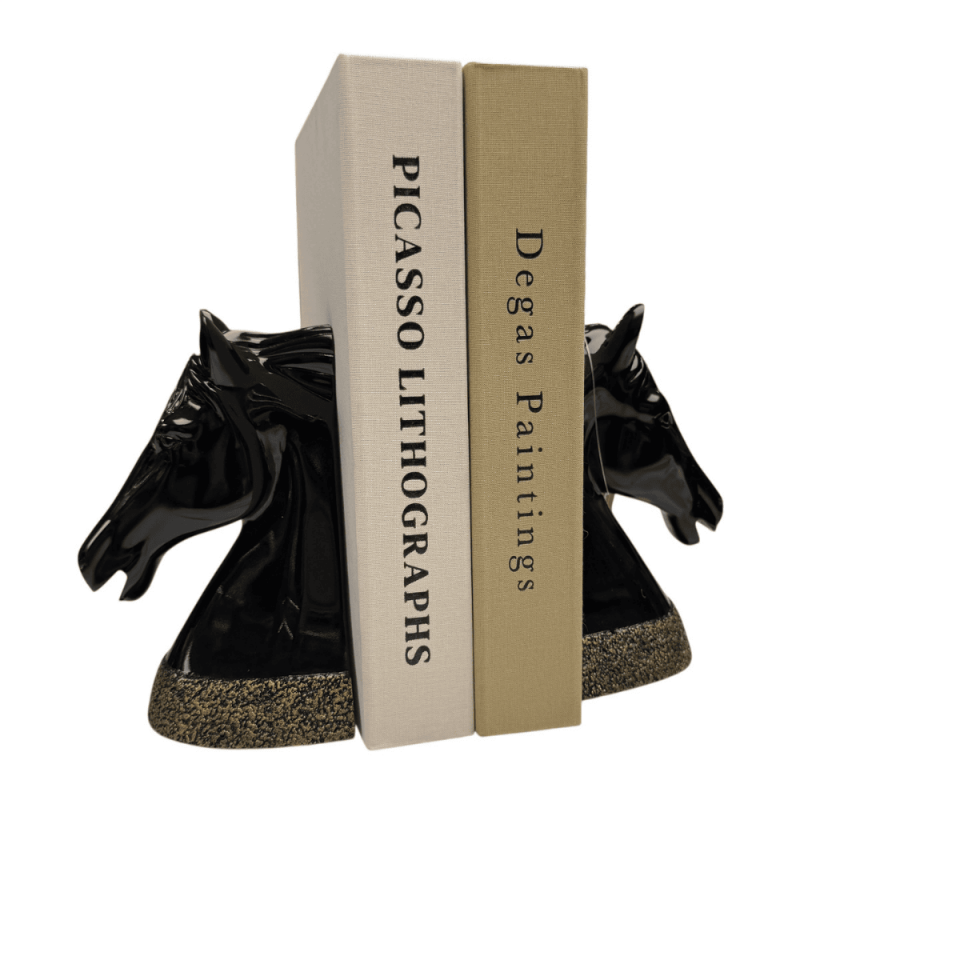 AKRİLİK AT FİGÜRLÜ 2'Lİ KİTAP TUTACAĞI