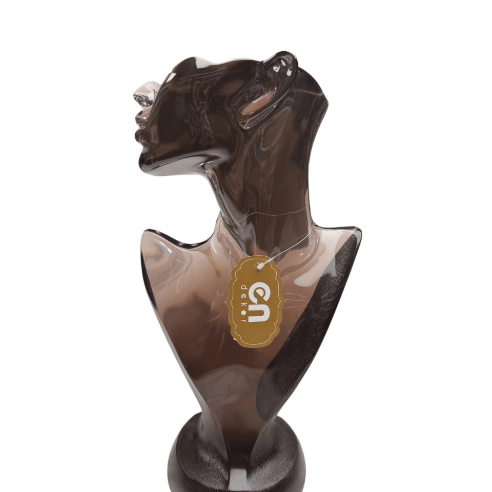 AKRİLİK KADIN BÜST DEKORATİF OBJE