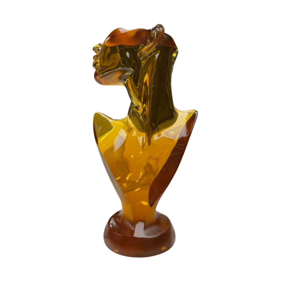 AKRİLİK KADIN BÜST DEKORATİF OBJE